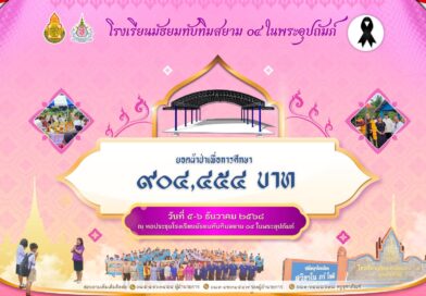 แจ้งยอดผ้าป่าฯ