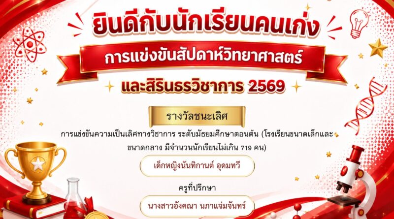 การแข่งขันสัปดาห์วิทยาศาสตร์และสิรินธรวิชาการ ประจำปี ๒๕๖๙