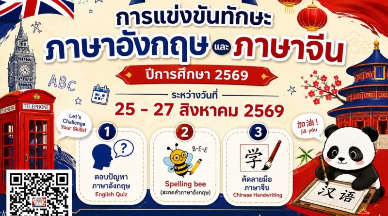 การแข่งขันทักษะภาษาอังกฤษและภาษาจีน