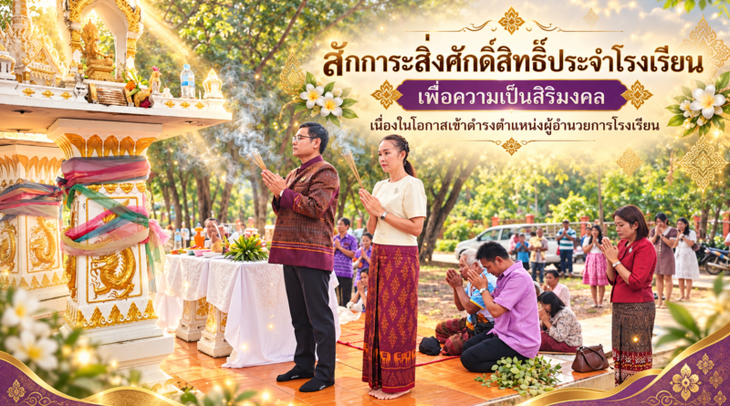 สักการะสิ่งศักดิ์สิทธิ์ประจำโรงเรียน